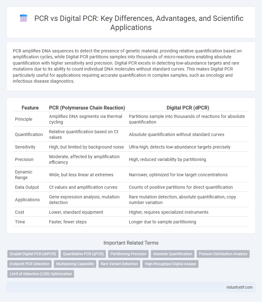 PCR vs Digital PCR: Key Differences, Advantages, and Scientific Applications