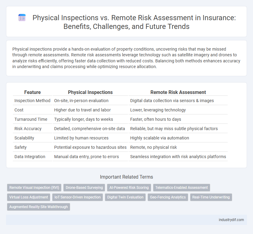 Physical Inspections vs. Remote Risk Assessment in Insurance: Benefits, Challenges, and Future Trends