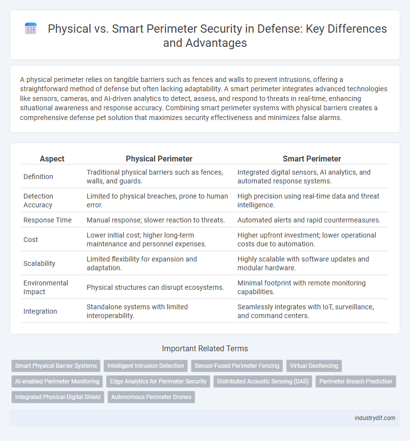 Physical vs. Smart Perimeter Security in Defense: Key Differences and Advantages