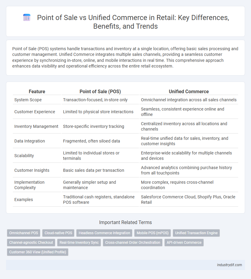 Point of Sale vs Unified Commerce in Retail: Key Differences, Benefits, and Trends