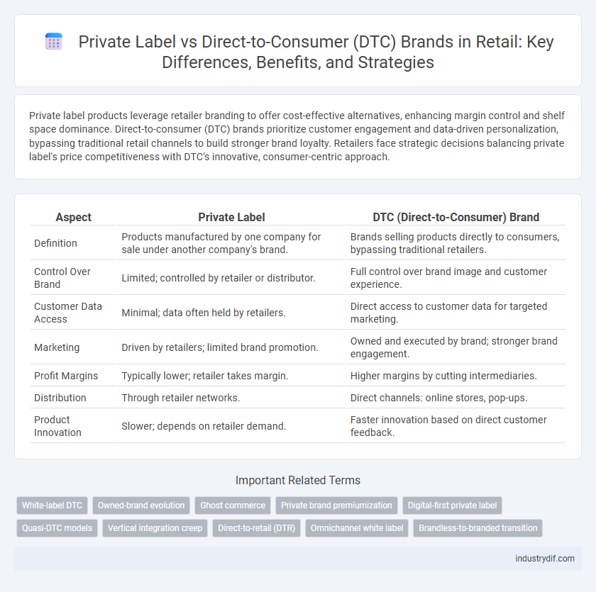 Private Label vs Direct-to-Consumer (DTC) Brands in Retail: Key Differences, Benefits, and Strategies