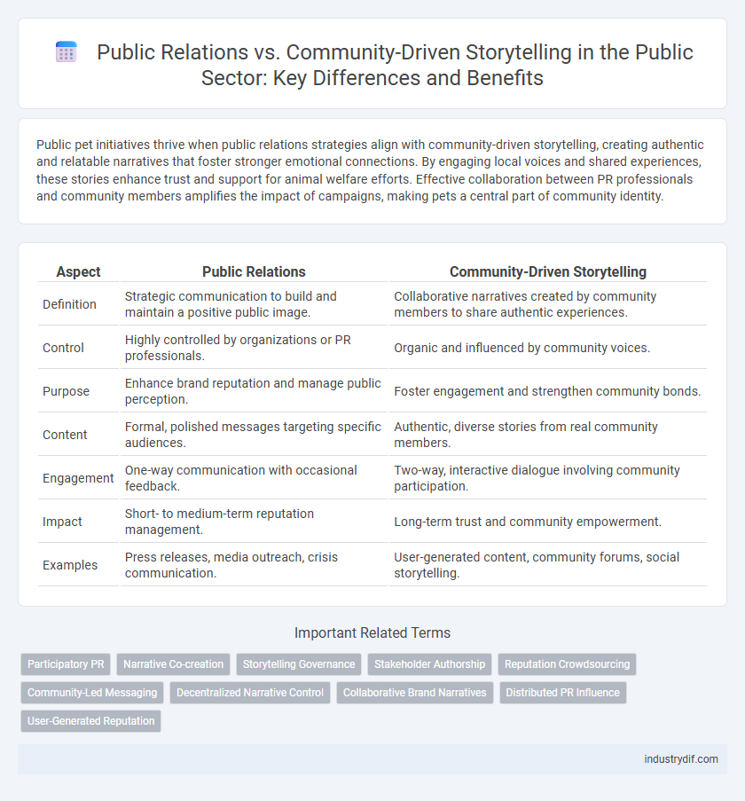 Public Relations vs. Community-Driven Storytelling in the Public Sector: Key Differences and Benefits
