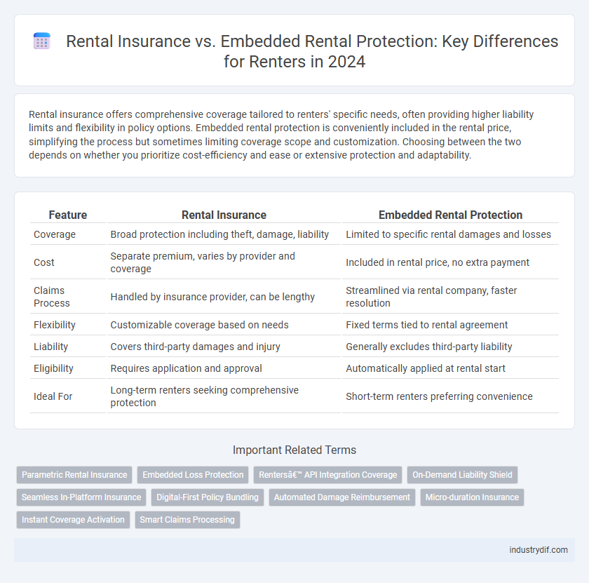 Rental Insurance vs. Embedded Rental Protection: Key Differences for Renters in 2024