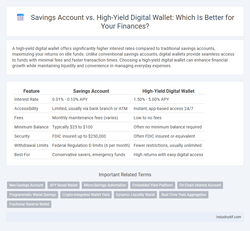 Savings Account vs. High-Yield Digital Wallet: Which Is Better for Your Finances?