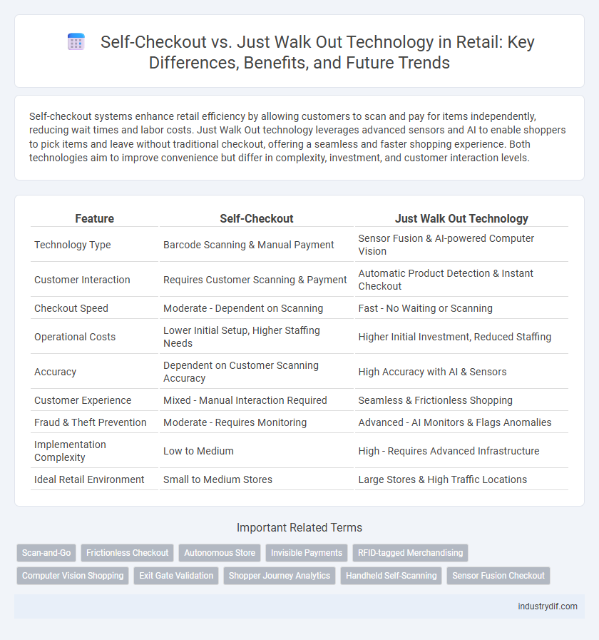 Self-Checkout vs. Just Walk Out Technology in Retail: Key Differences, Benefits, and Future Trends