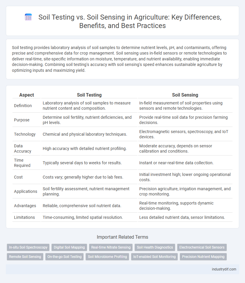 Soil Testing vs. Soil Sensing in Agriculture: Key Differences, Benefits, and Best Practices