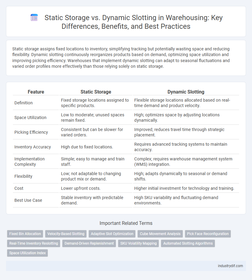 Static Storage vs. Dynamic Slotting in Warehousing: Key Differences, Benefits, and Best Practices