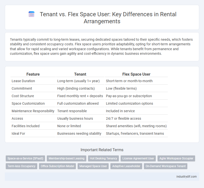 Tenant vs. Flex Space User: Key Differences in Rental Arrangements