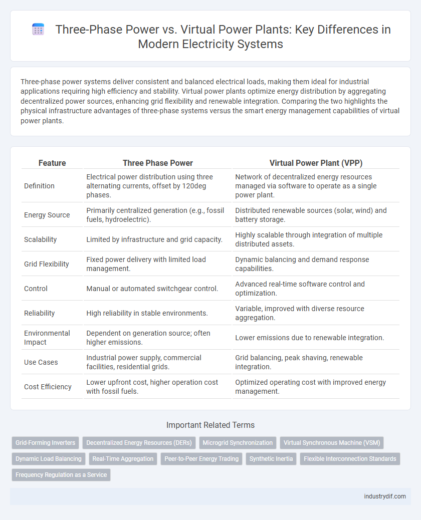 Three-Phase Power vs. Virtual Power Plants: Key Differences in Modern Electricity Systems