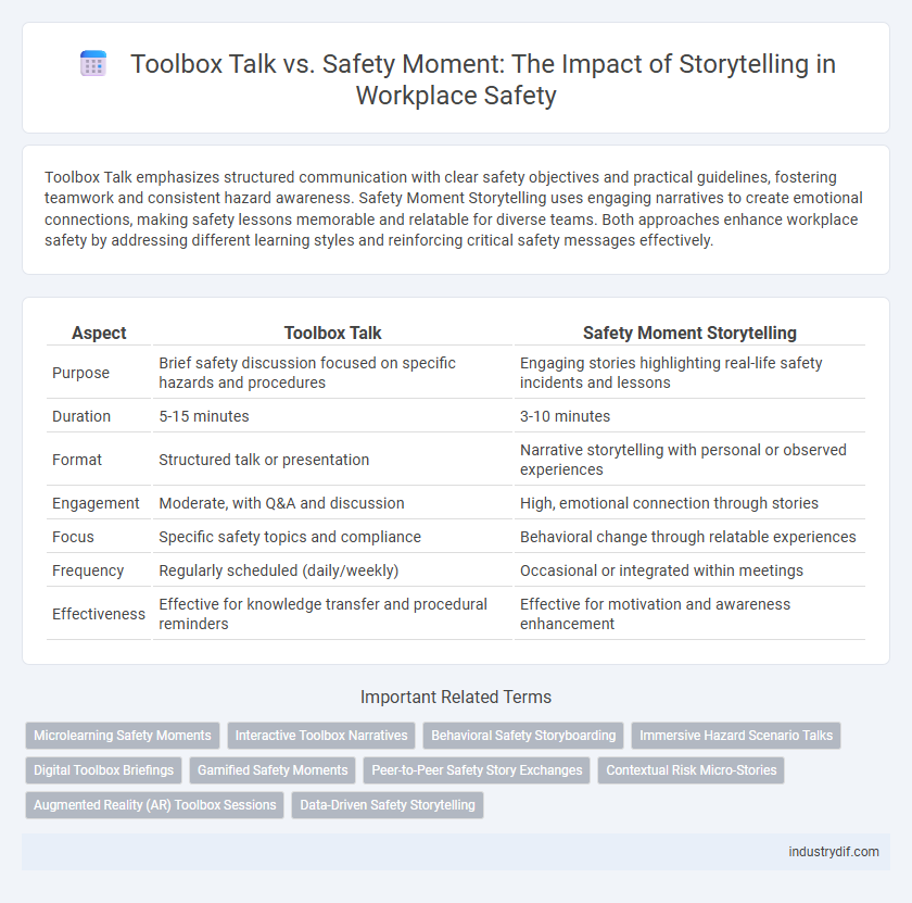 Toolbox Talk vs. Safety Moment: The Impact of Storytelling in Workplace Safety
