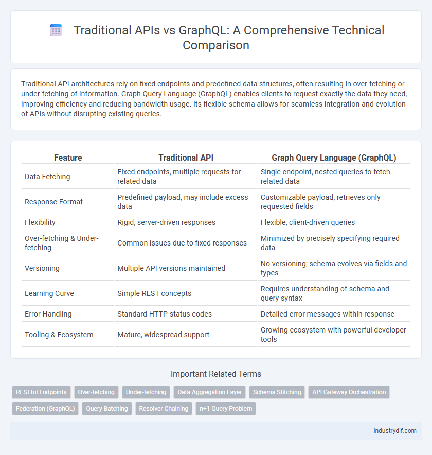 Traditional APIs vs GraphQL: A Comprehensive Technical Comparison