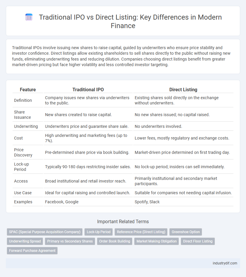 Traditional IPO vs Direct Listing: Key Differences in Modern Finance