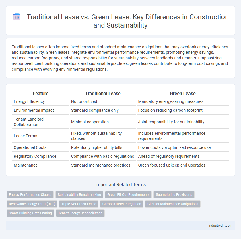 Traditional Lease vs. Green Lease: Key Differences in Construction and Sustainability