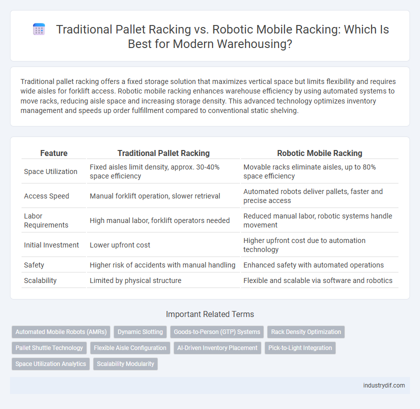 Traditional Pallet Racking vs. Robotic Mobile Racking: Which Is Best for Modern Warehousing?