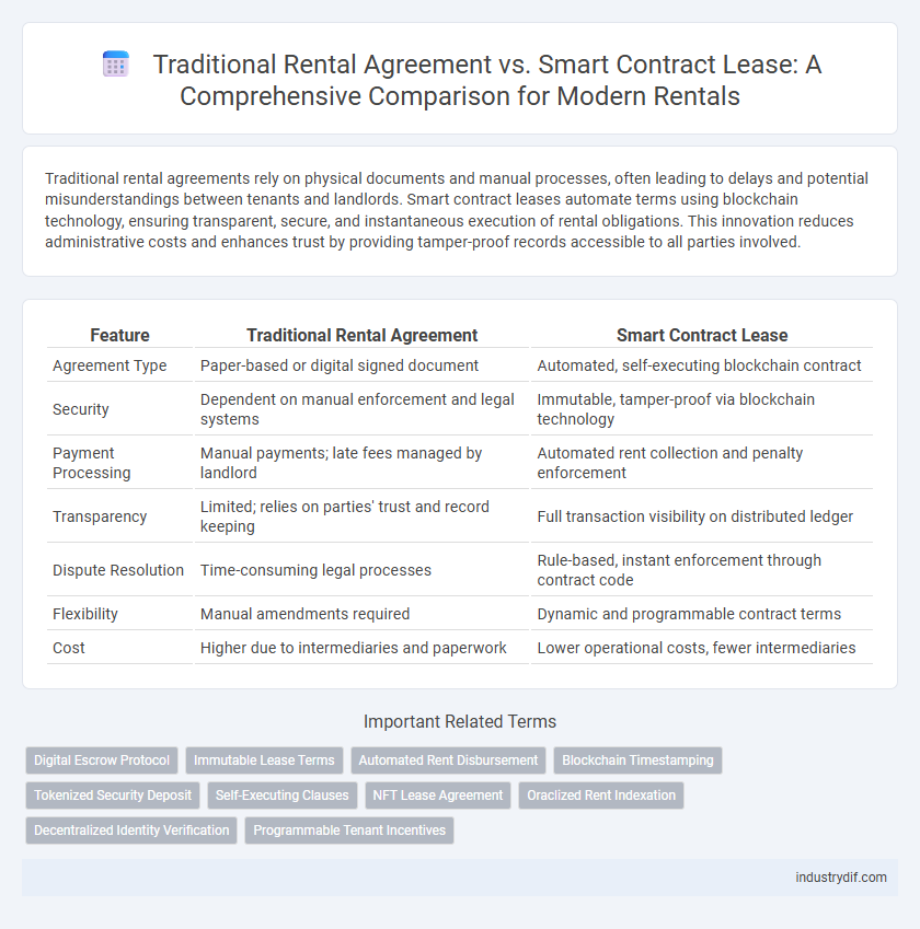 Traditional Rental Agreement vs. Smart Contract Lease: A Comprehensive Comparison for Modern Rentals