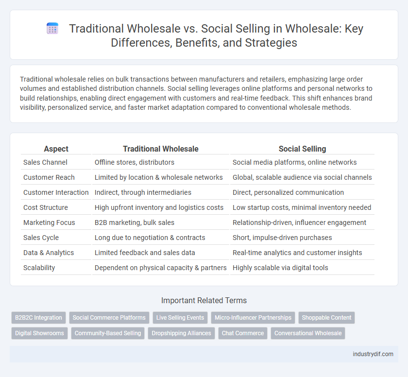 Traditional Wholesale vs. Social Selling in Wholesale: Key Differences, Benefits, and Strategies