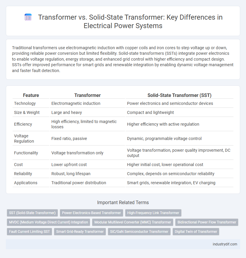 Transformer vs. Solid-State Transformer: Key Differences in Electrical Power Systems