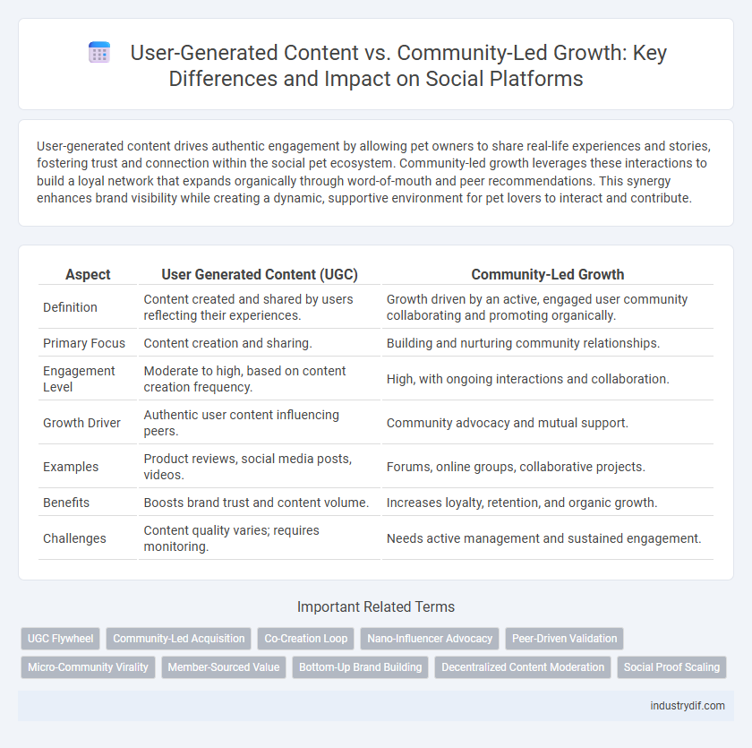 User-Generated Content vs. Community-Led Growth: Key Differences and Impact on Social Platforms