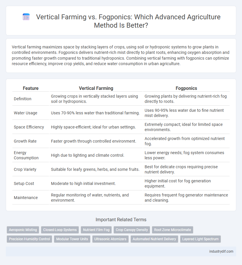 Vertical Farming vs. Fogponics: Which Advanced Agriculture Method Is Better?