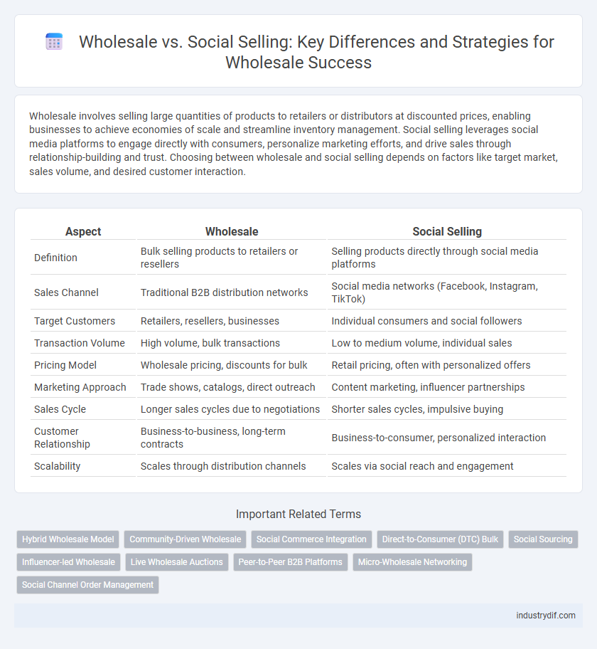 Wholesale vs. Social Selling: Key Differences and Strategies for Wholesale Success