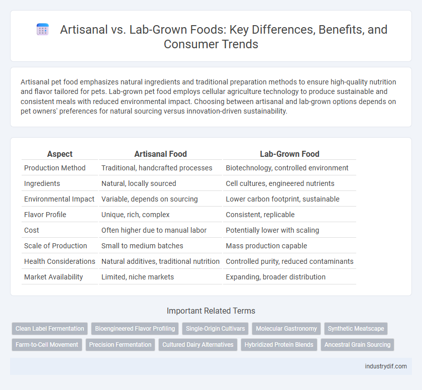 Artisanal vs. Lab-Grown Foods: Key Differences, Benefits, and Consumer Trends