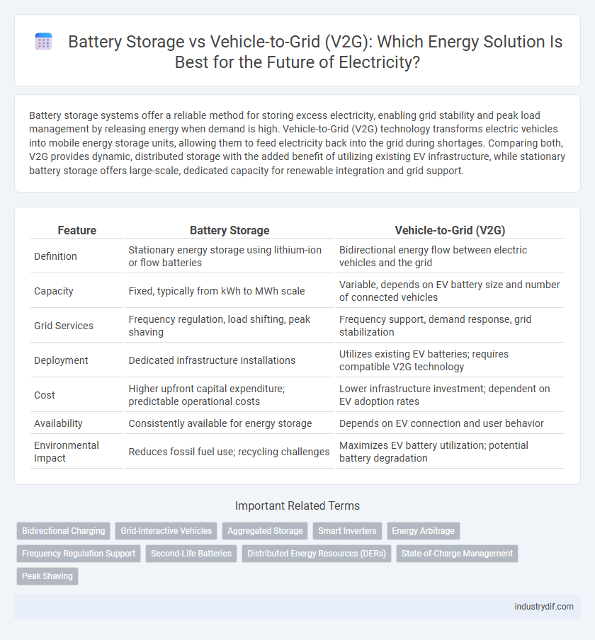 Battery Storage vs Vehicle-to-Grid (V2G): Which Energy Solution Is Best for the Future of Electricity?