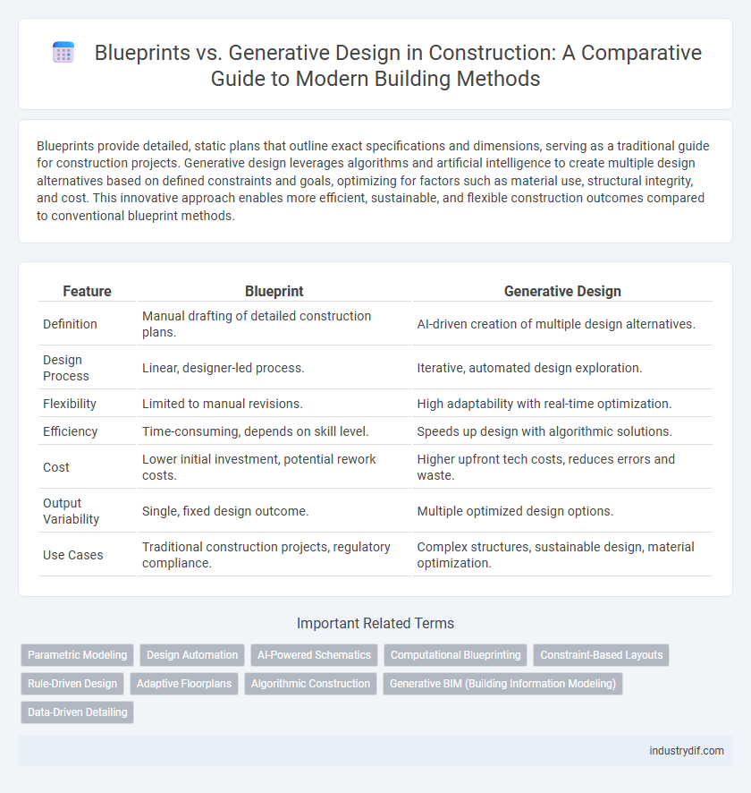 Blueprints vs. Generative Design in Construction: A Comparative Guide to Modern Building Methods