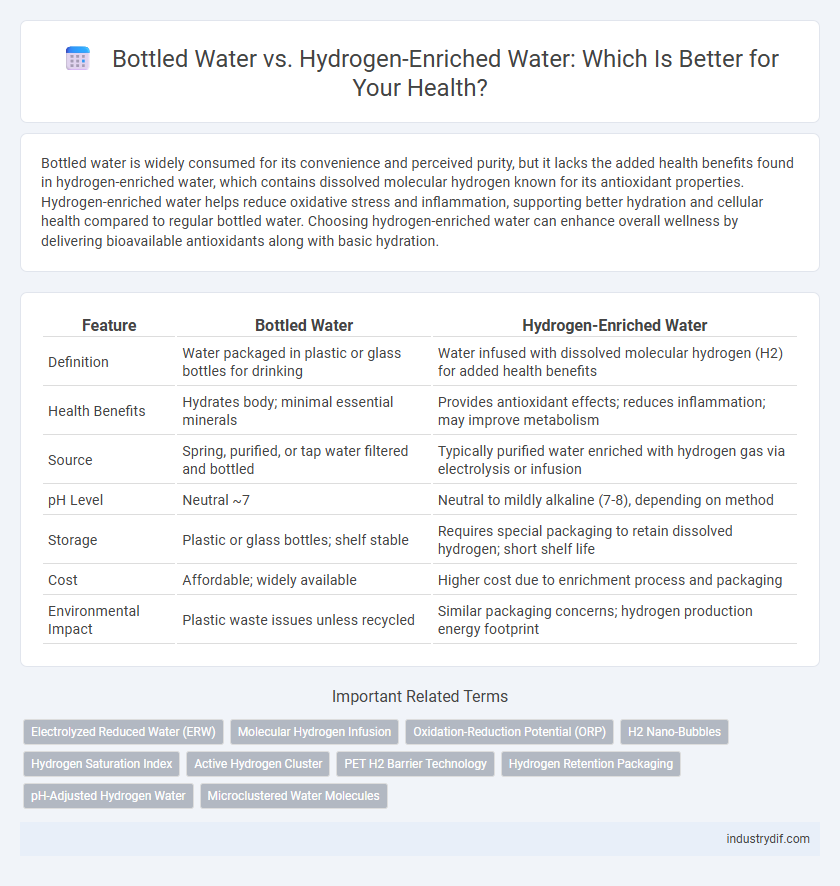 Bottled Water vs. Hydrogen-Enriched Water: Which Is Better for Your Health?