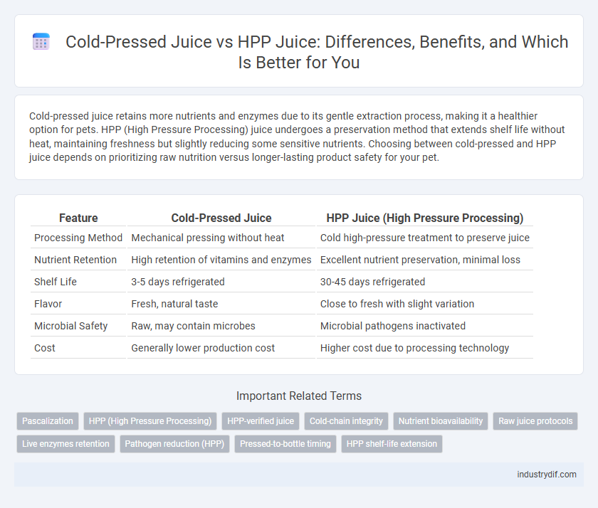 Cold-Pressed Juice vs HPP Juice: Differences, Benefits, and Which Is Better for You