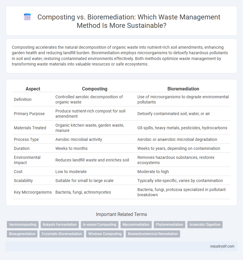 Composting vs. Bioremediation: Which Waste Management Method Is More Sustainable?