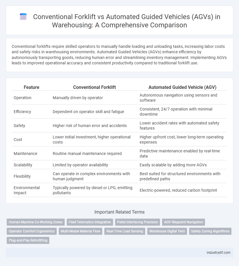 Conventional Forklift vs Automated Guided Vehicles (AGVs) in Warehousing: A Comprehensive Comparison