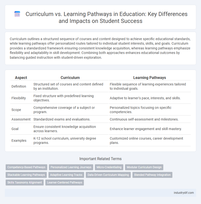 Curriculum vs. Learning Pathways in Education: Key Differences and Impacts on Student Success