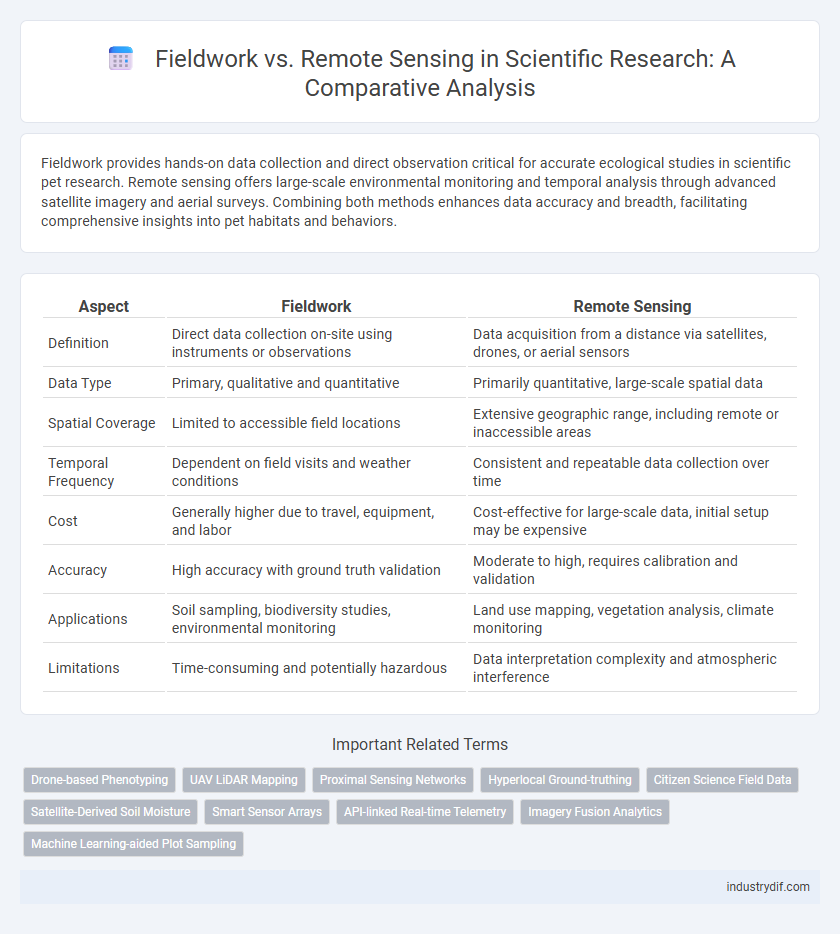 Fieldwork vs. Remote Sensing in Scientific Research: A Comparative Analysis