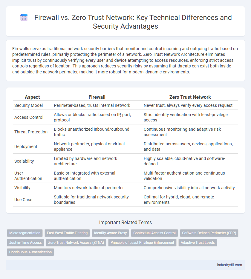 Firewall vs. Zero Trust Network: Key Technical Differences and Security Advantages