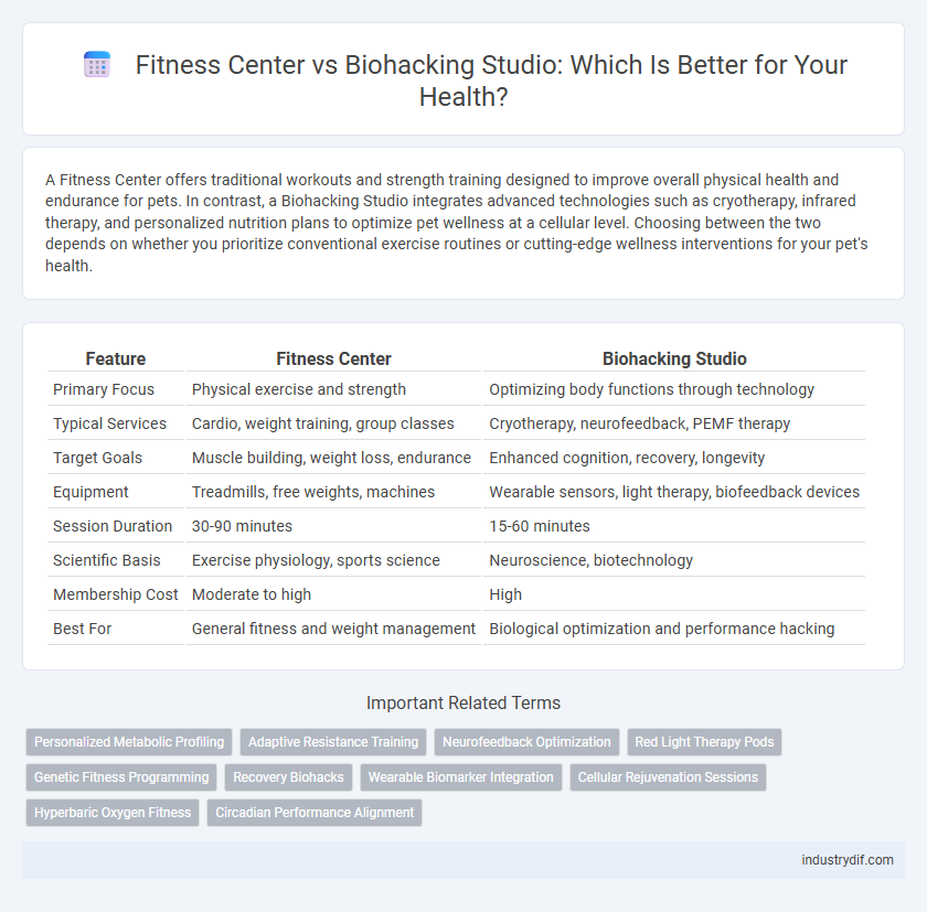 Fitness Center vs Biohacking Studio: Which Is Better for Your Health?