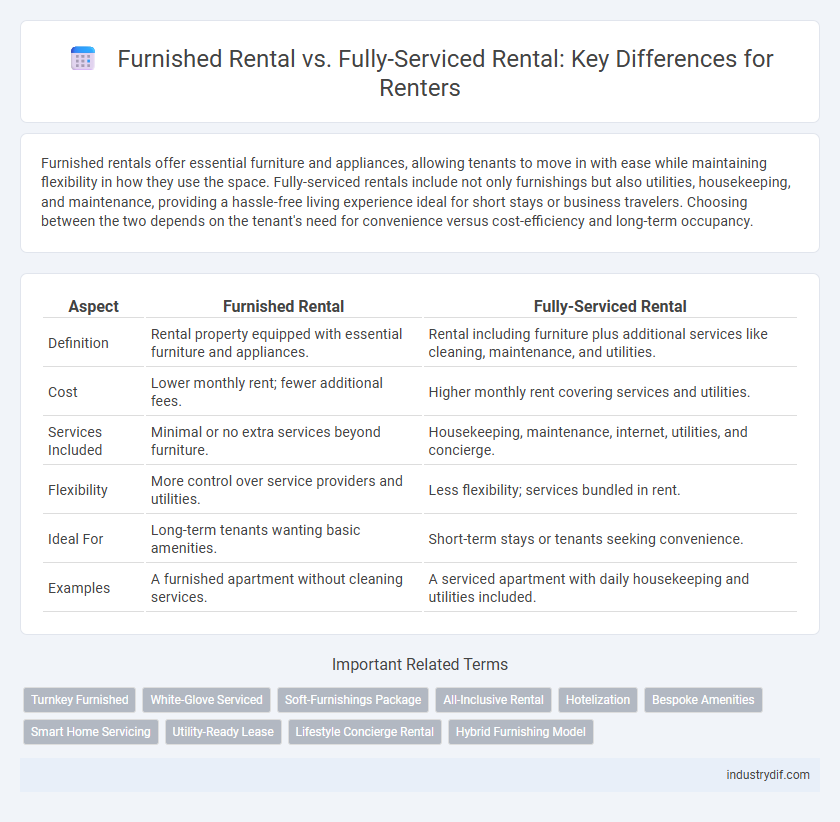 Furnished Rental vs. Fully-Serviced Rental: Key Differences for Renters