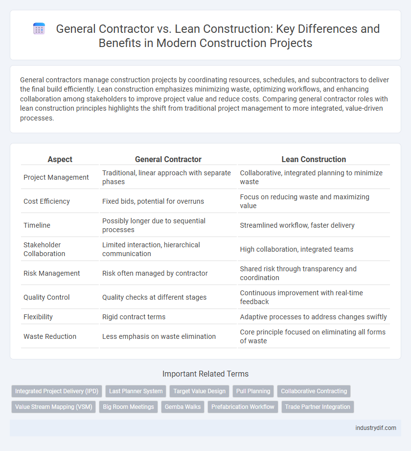 General Contractor vs. Lean Construction: Key Differences and Benefits in Modern Construction Projects
