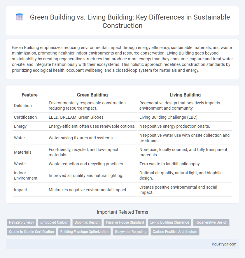 Green Building vs. Living Building: Key Differences in Sustainable Construction