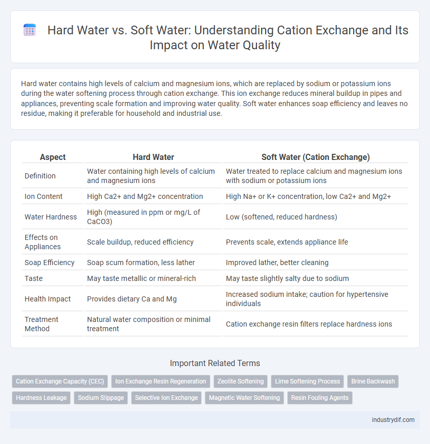 Hard Water vs. Soft Water: Understanding Cation Exchange and Its Impact on Water Quality