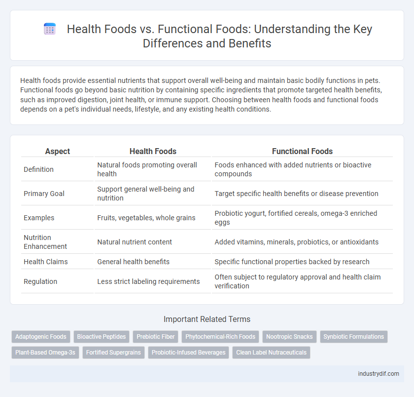 Health Foods vs. Functional Foods: Understanding the Key Differences and Benefits