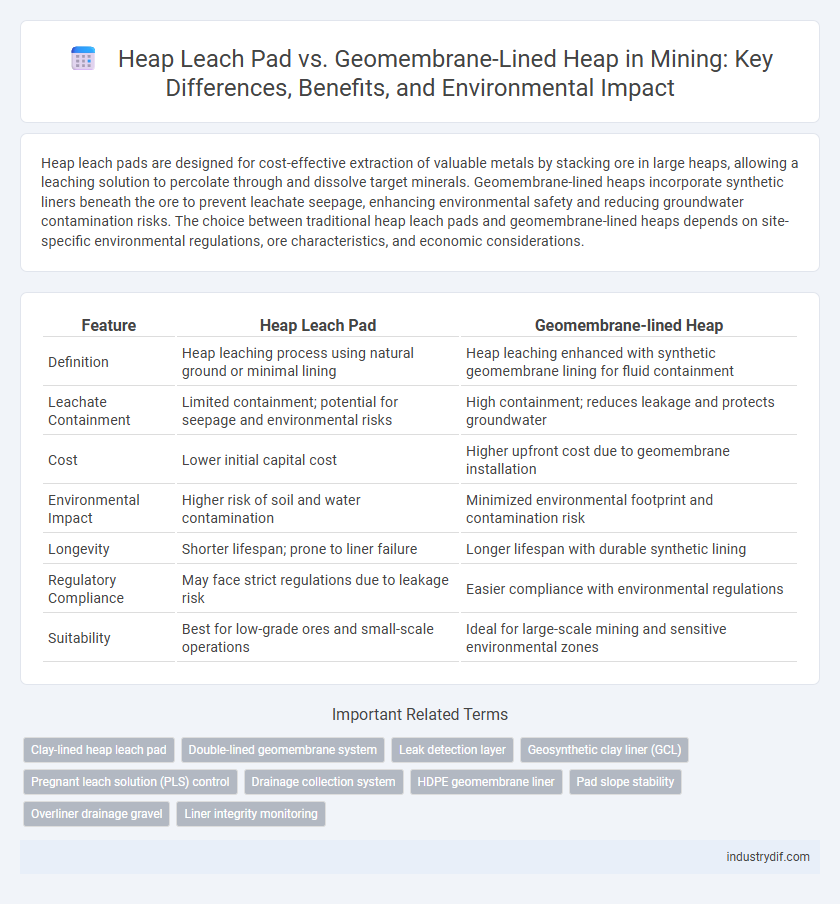 Heap Leach Pad vs. Geomembrane-Lined Heap in Mining: Key Differences, Benefits, and Environmental Impact