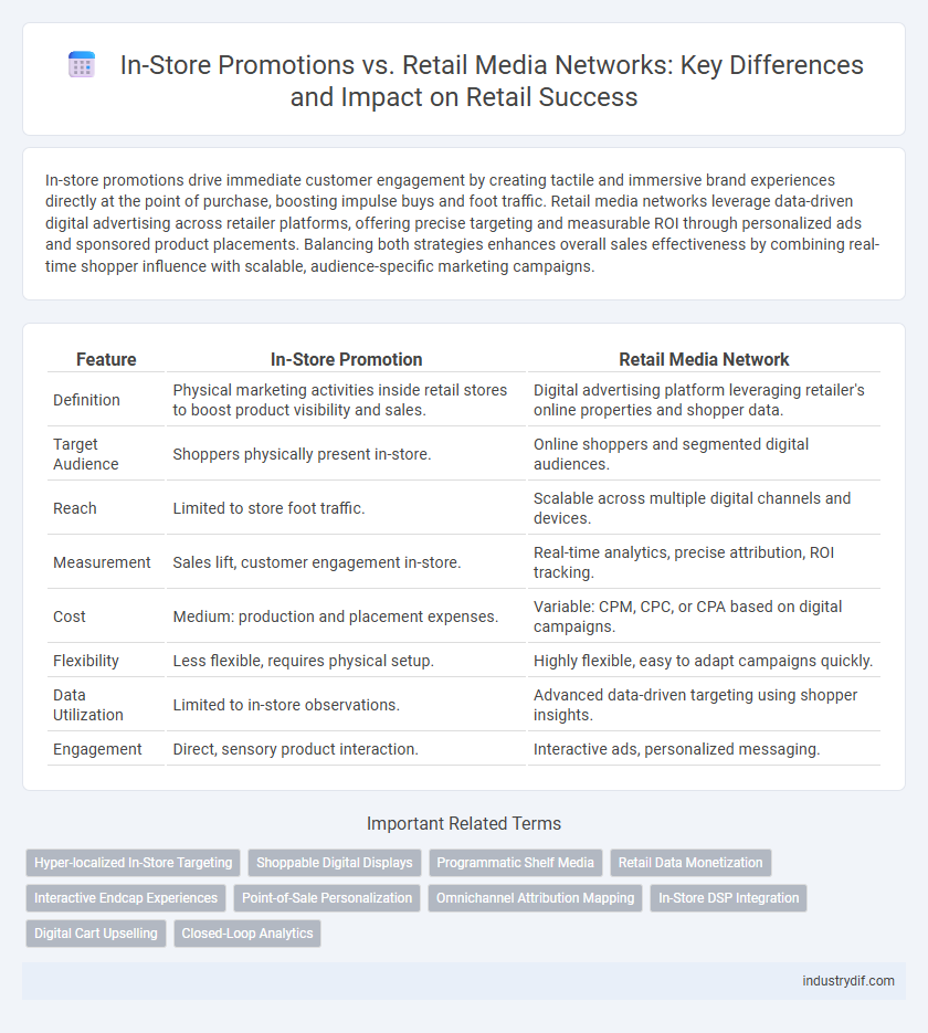 In-Store Promotions vs. Retail Media Networks: Key Differences and Impact on Retail Success