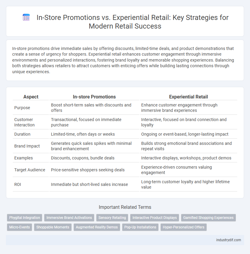 In-Store Promotions vs. Experiential Retail: Key Strategies for Modern Retail Success