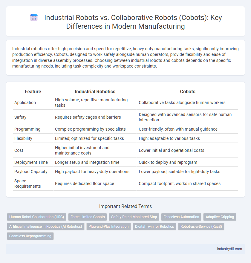 Industrial Robots vs. Collaborative Robots (Cobots): Key Differences in Modern Manufacturing