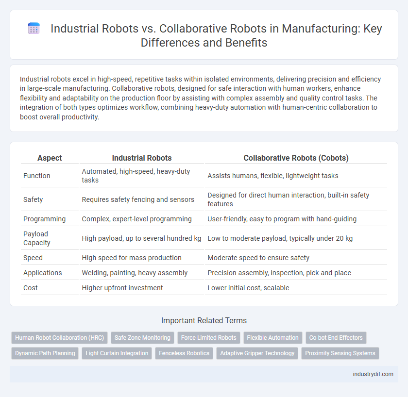 Industrial Robots vs. Collaborative Robots in Manufacturing: Key Differences and Benefits