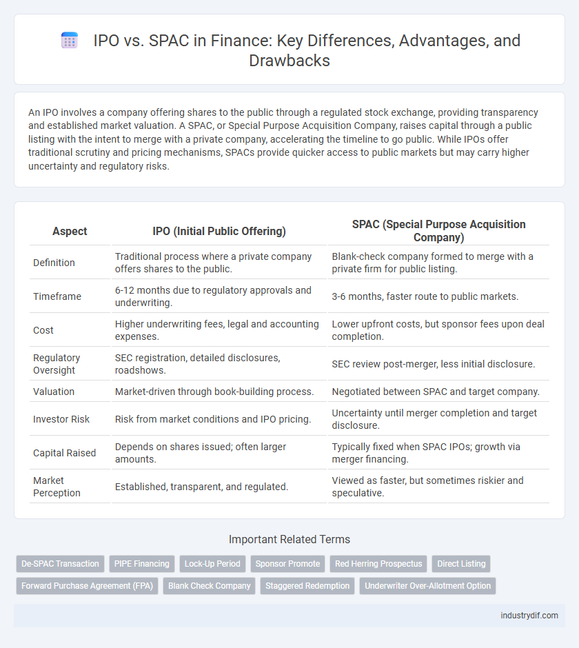 IPO vs. SPAC in Finance: Key Differences, Advantages, and Drawbacks