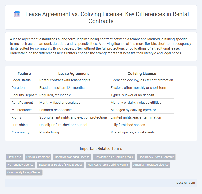 Lease Agreement vs. Coliving License: Key Differences in Rental Contracts