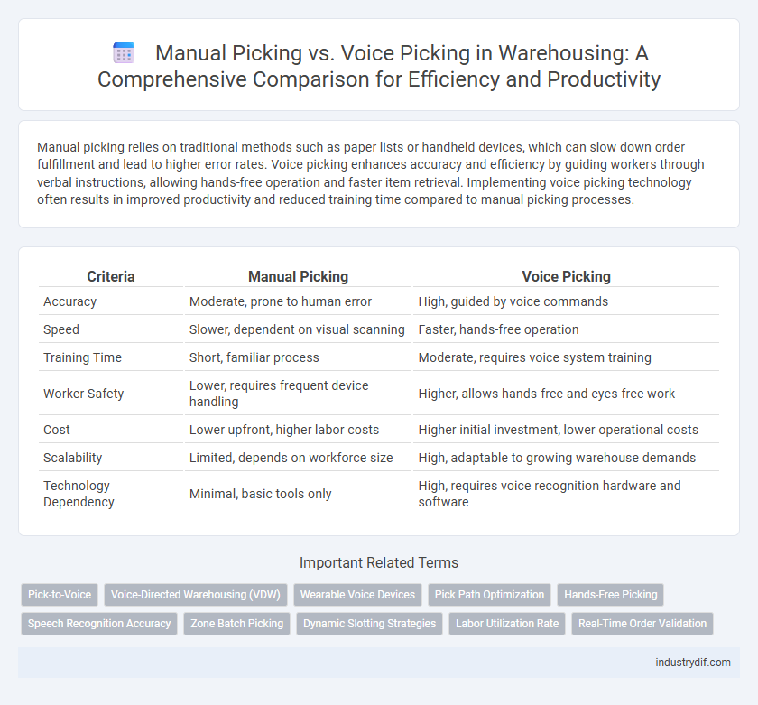 Manual Picking vs. Voice Picking in Warehousing: A Comprehensive Comparison for Efficiency and Productivity