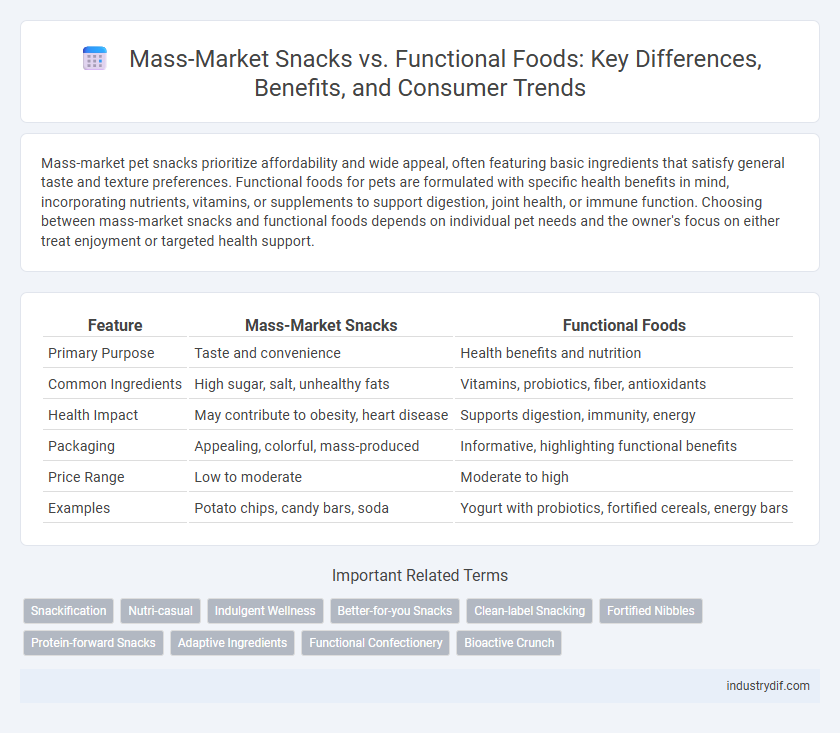 Mass-Market Snacks vs. Functional Foods: Key Differences, Benefits, and Consumer Trends