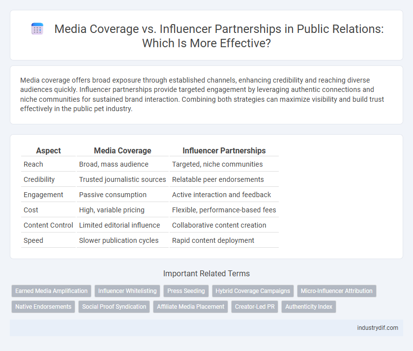 Media Coverage vs. Influencer Partnerships in Public Relations: Which Is More Effective?